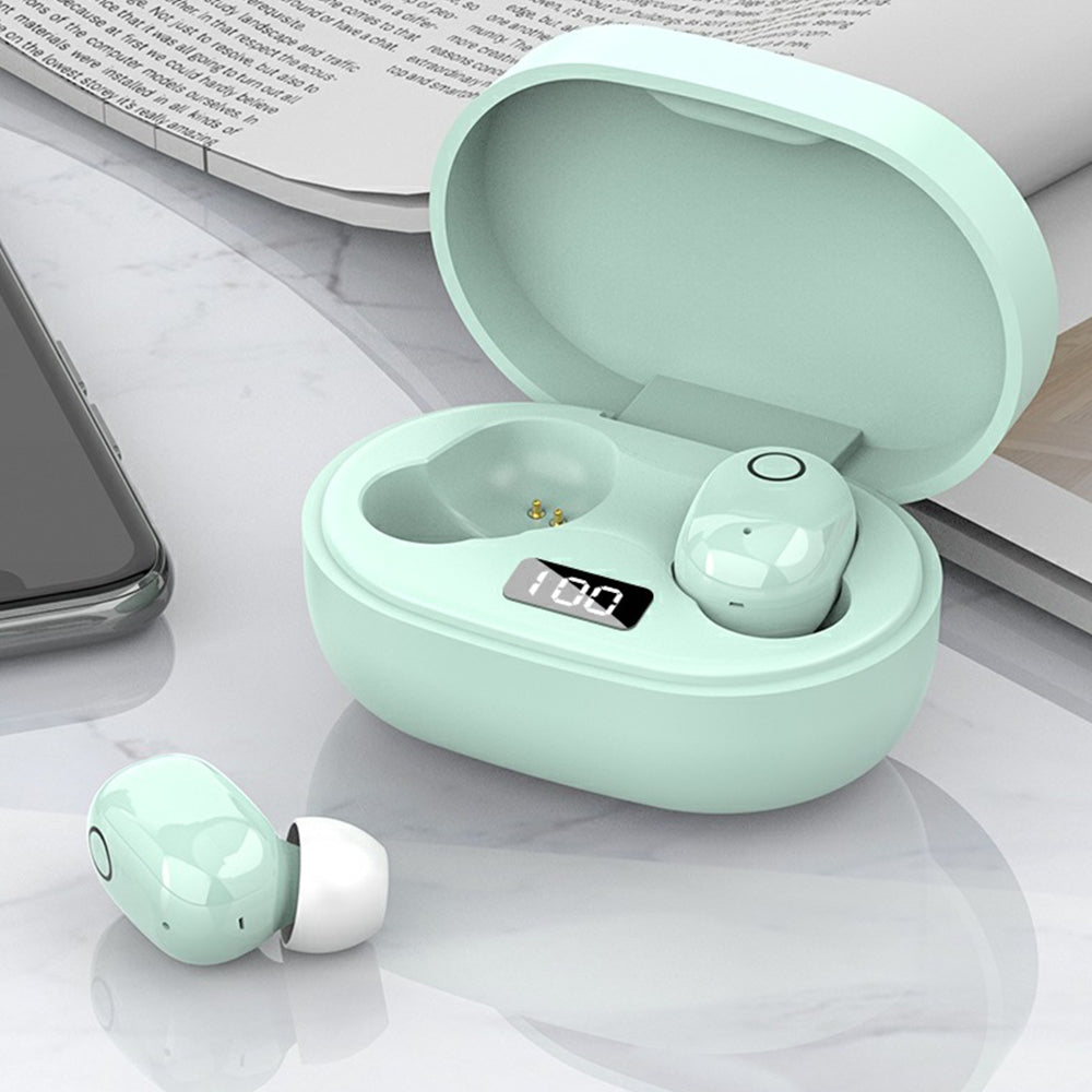 Wireless Bluetooth Earbuds with LED Display Touch Control and Charging Case
