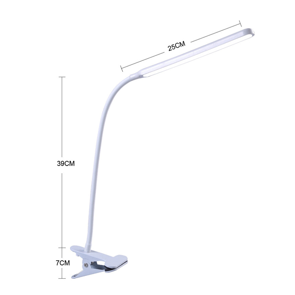 Adjustable Clip On LED Book Lamp with Flexible Gooseneck