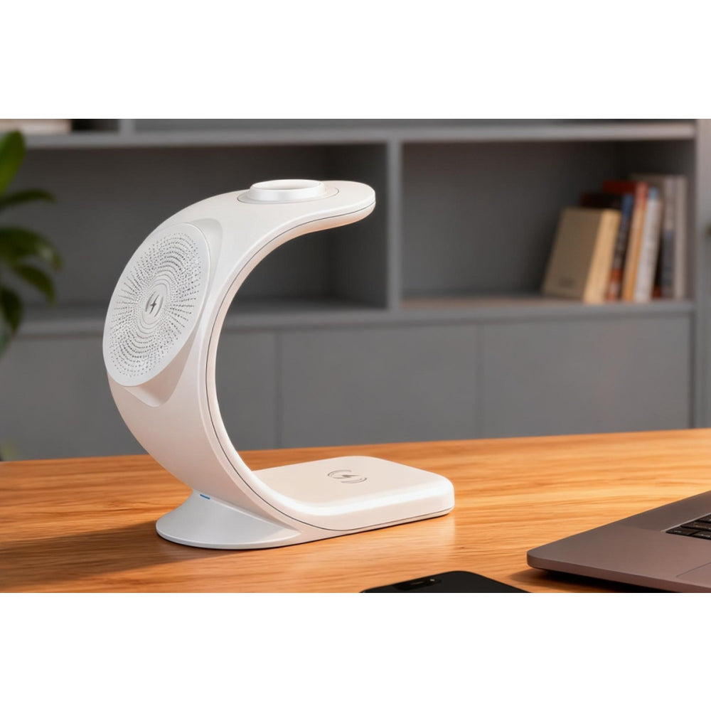 3 in 1 Wireless Charging Station for iPhone AirPods Apple Watch 15W Fast Charging Stand