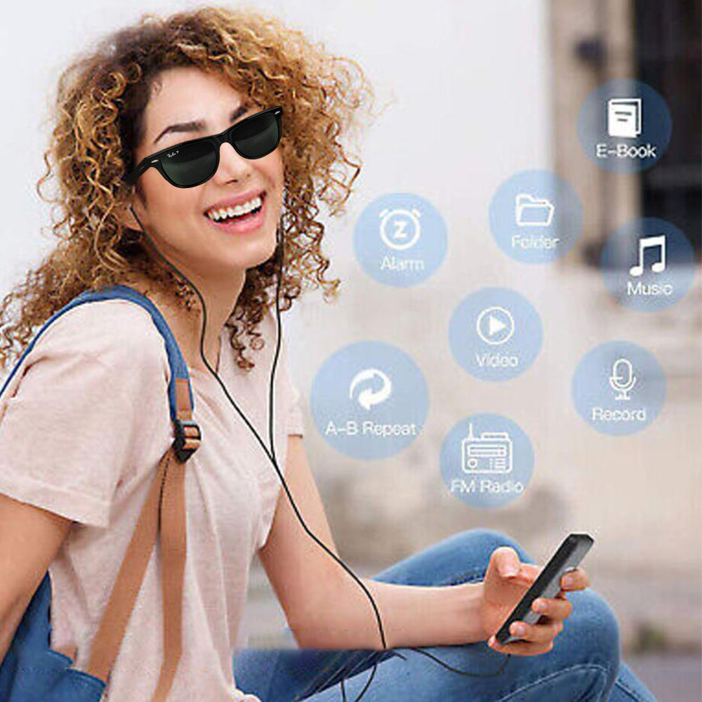 1.8Inch Bluetooth Music Player MP4/MP3 HiFi Lossless Sport FM Radio Recorder