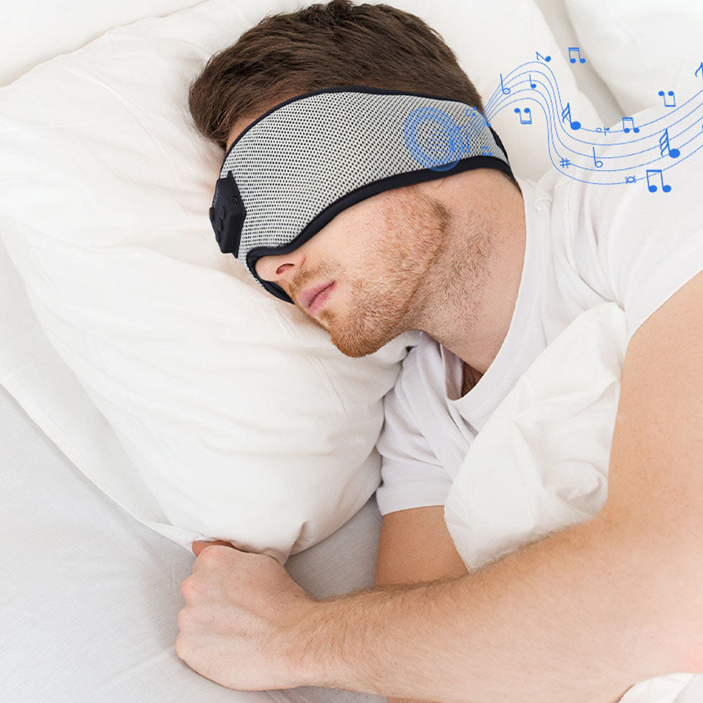 2Pcs Bluetooth Sleeping Headphone 3D Eye Mask Wireless Sleeping Eye Mask