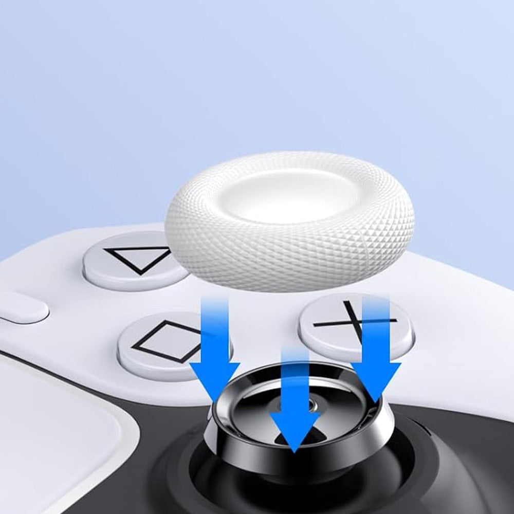 10 Pack TPU Thumb Grip Caps for PS4 and PS5 Controller Joysticks