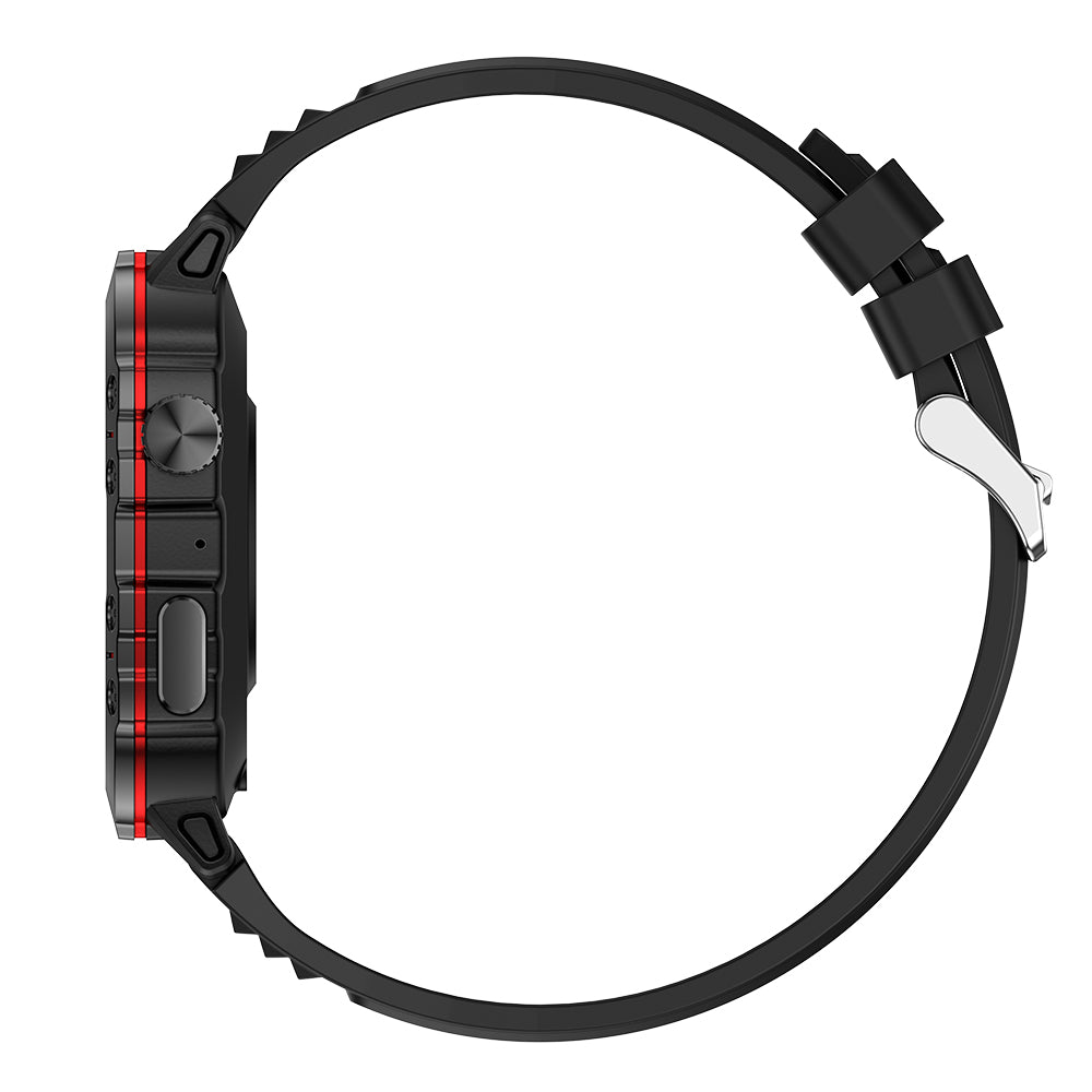 1.96-Inch Smart Watch with Heart Rate Monitor Voice Assistant and 100+ Sports Modes