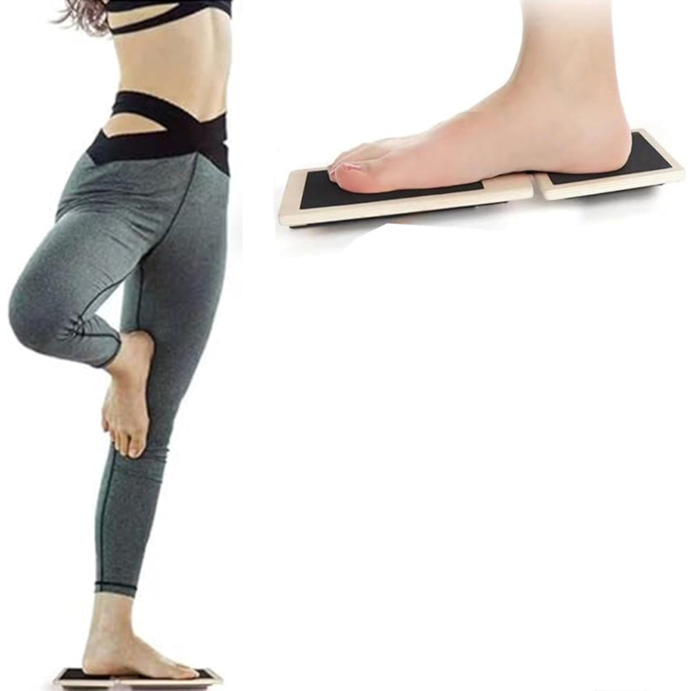 Wooden Non-Slip Foot Strengthener Trainer Ankle Balance Board