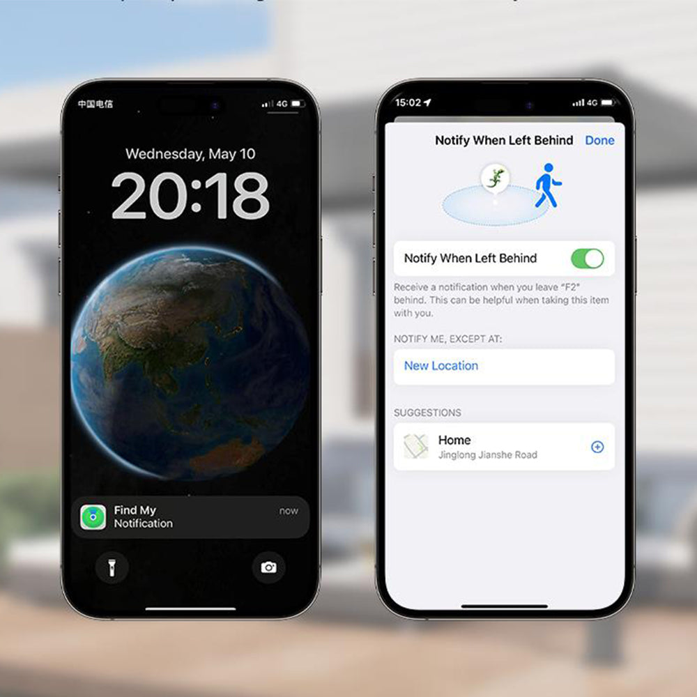Wireless Charging Smart Wallet Tracker Card for Apple Find My App