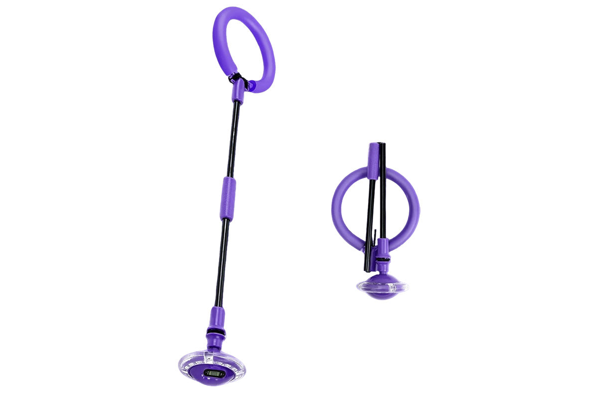 Ankle Skip Ball with Counter Flashing Light-Up Wheel for Kids Age 7 above and Aldults