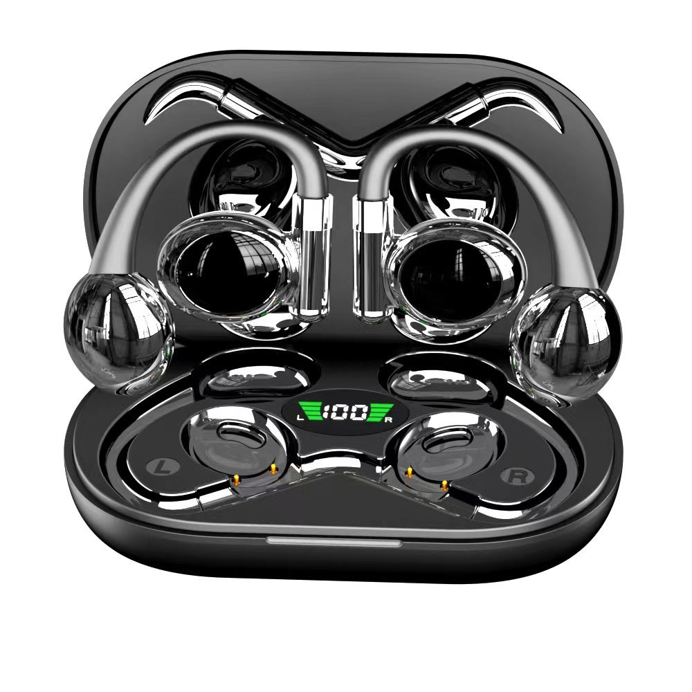 Wireless Bluetooth 5.3 Open-Ear Earbuds with Charging Case Water-Resistant
