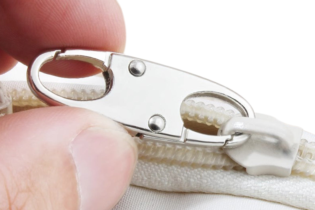 4Pcs Zipper Pull Replacement with Lock for Luggage and Suitcases