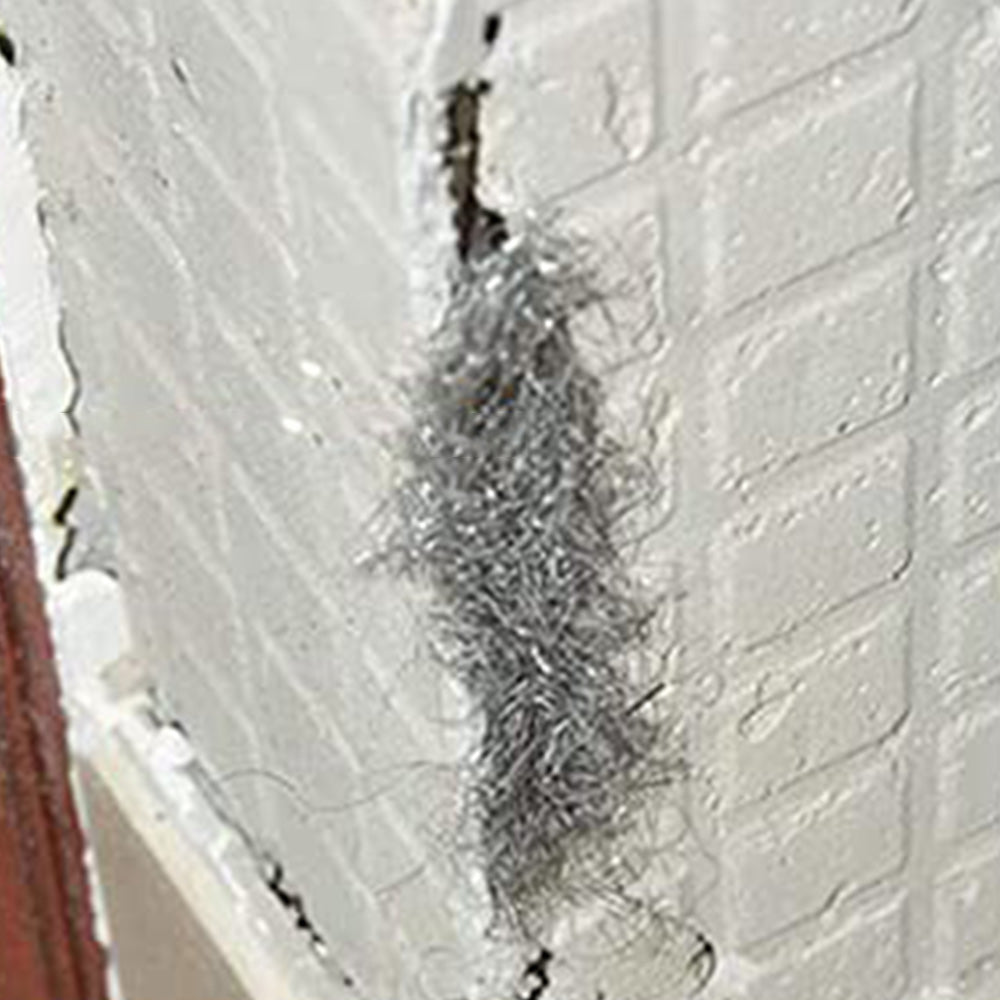 10-Rolls 350x6cm Steel Wool for Mice Control Rodent Proof Gap Filler for Holes