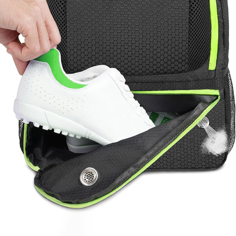 Water Repellent Sports Soccer Backpack with Ball Holder and Shoe Compartment