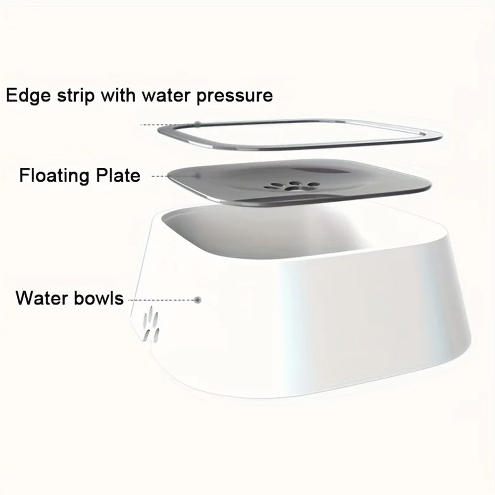 1.5L Pet No-Spill Water Bowl