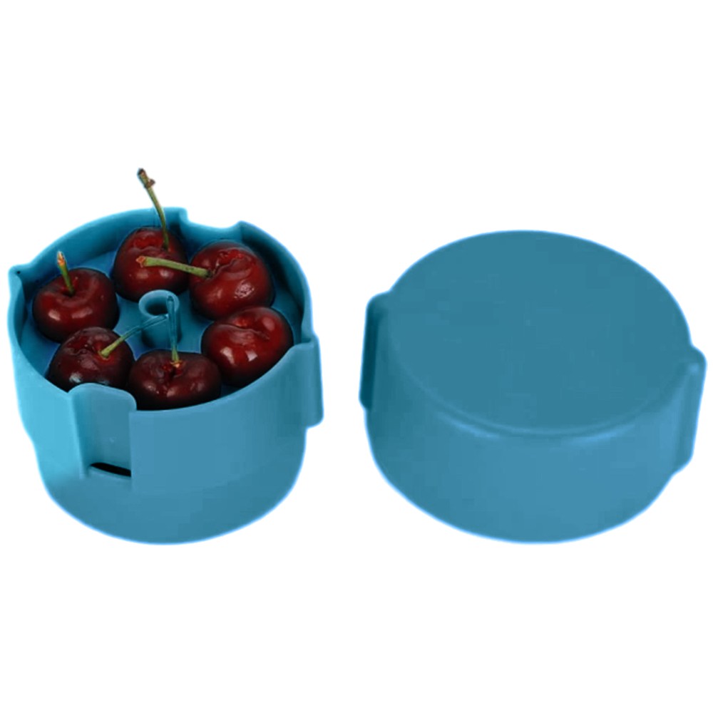 2Pcs Portable Cherry Pitter Corer Tool Labor-Saving Push Down Multiple Cherries Seed Remover