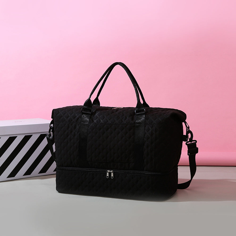Travel Duffel Bag with Shoe Compartment