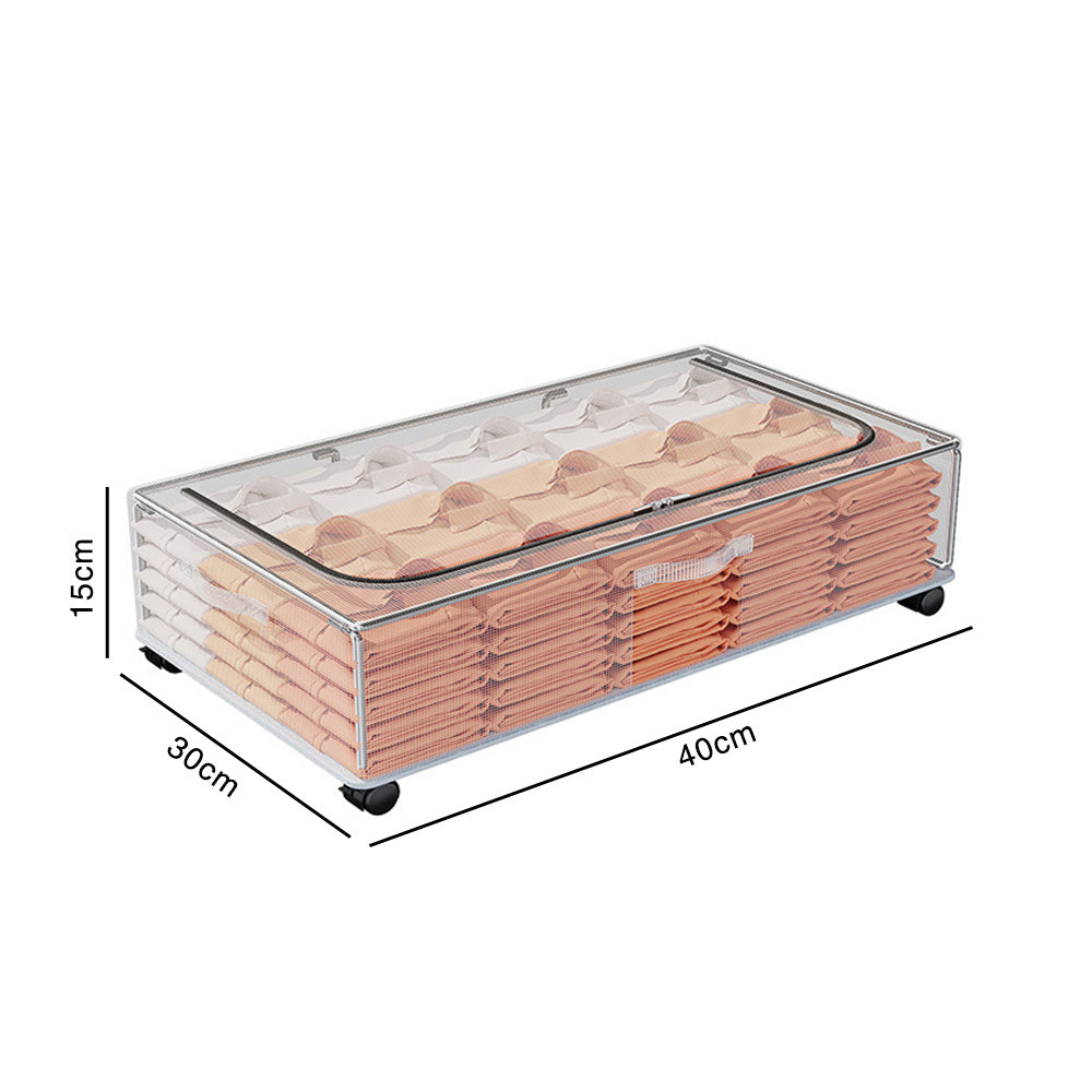 Under Bed Storage Containers With Wheels Under Bed Storage Drawers For Shoes Blankets Clothes