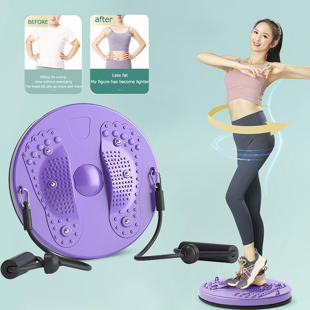 Twist Waist Board Foot Sole Massage Disc with Drawstrings