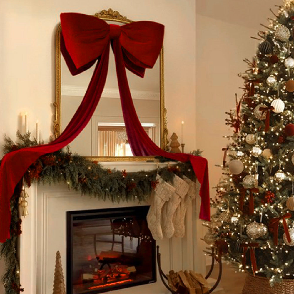 Giant Bows Big Velvet Bow For Christmas Tree Topper Wedding Party