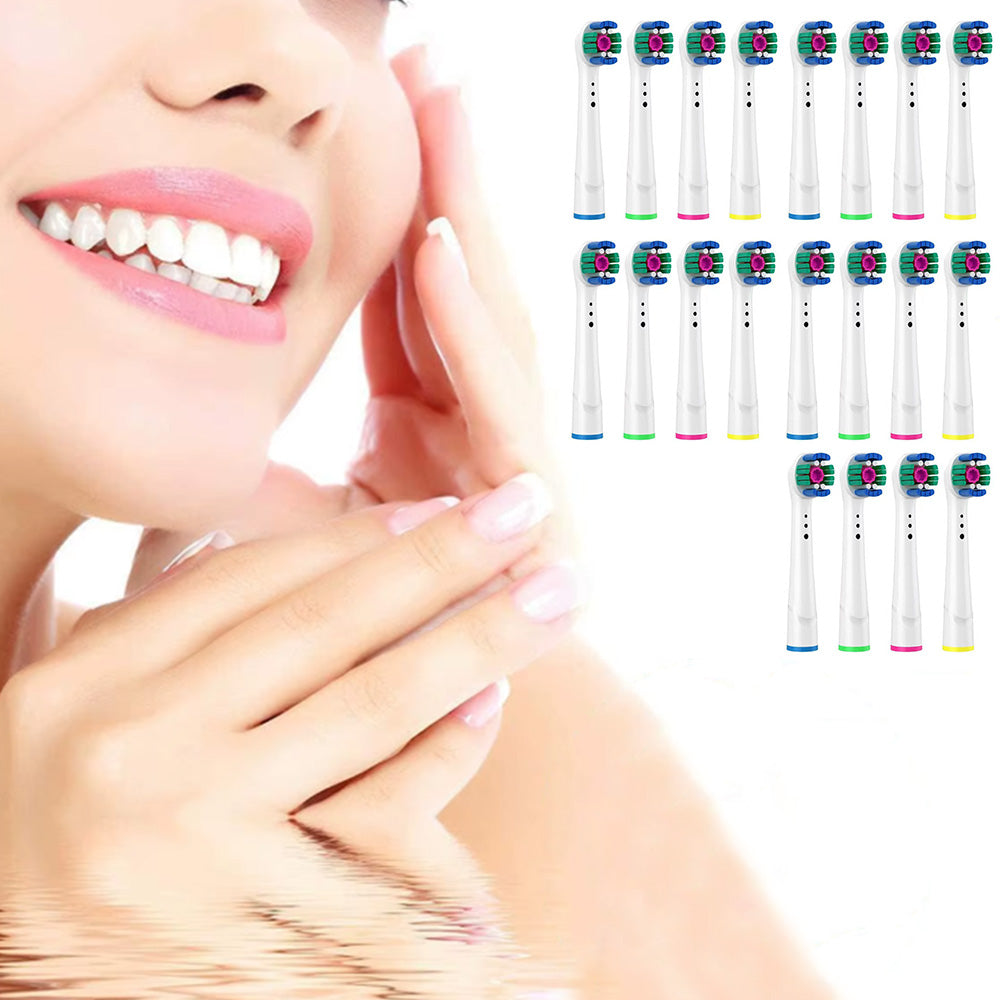 20Pcs Replacement Electric Toothbrush Heads for OralB D100 D3709 D12