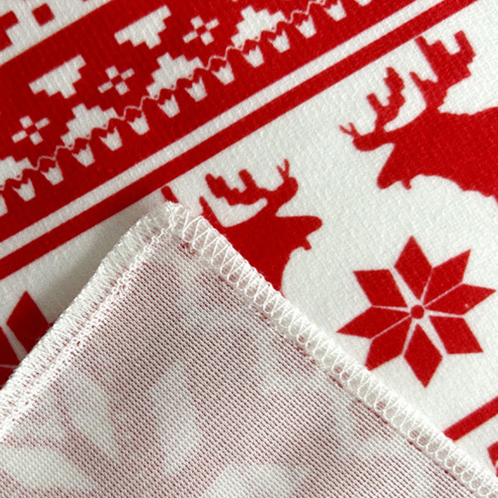 Christmas Theme Tablecloth with 4 Chair Cover
