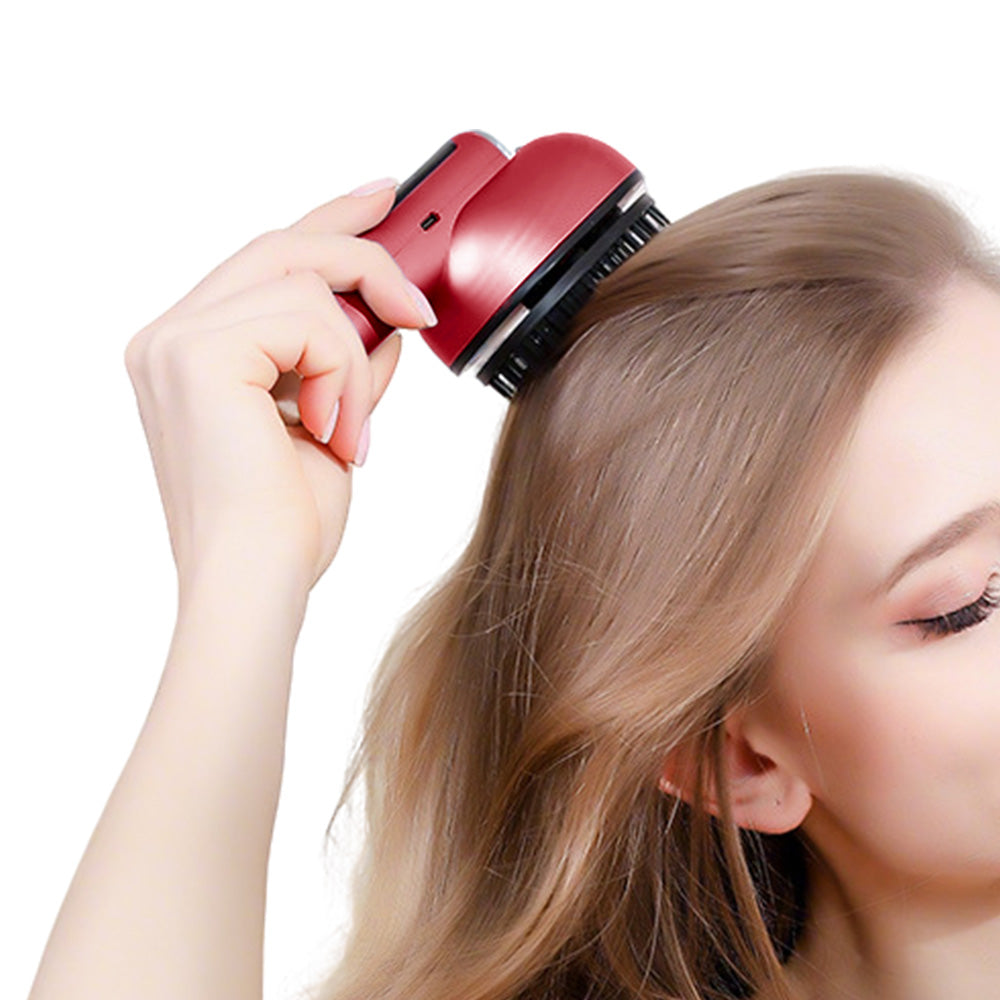 Wireless Electric Hair Comb with Vibration and Oil Mist Spray