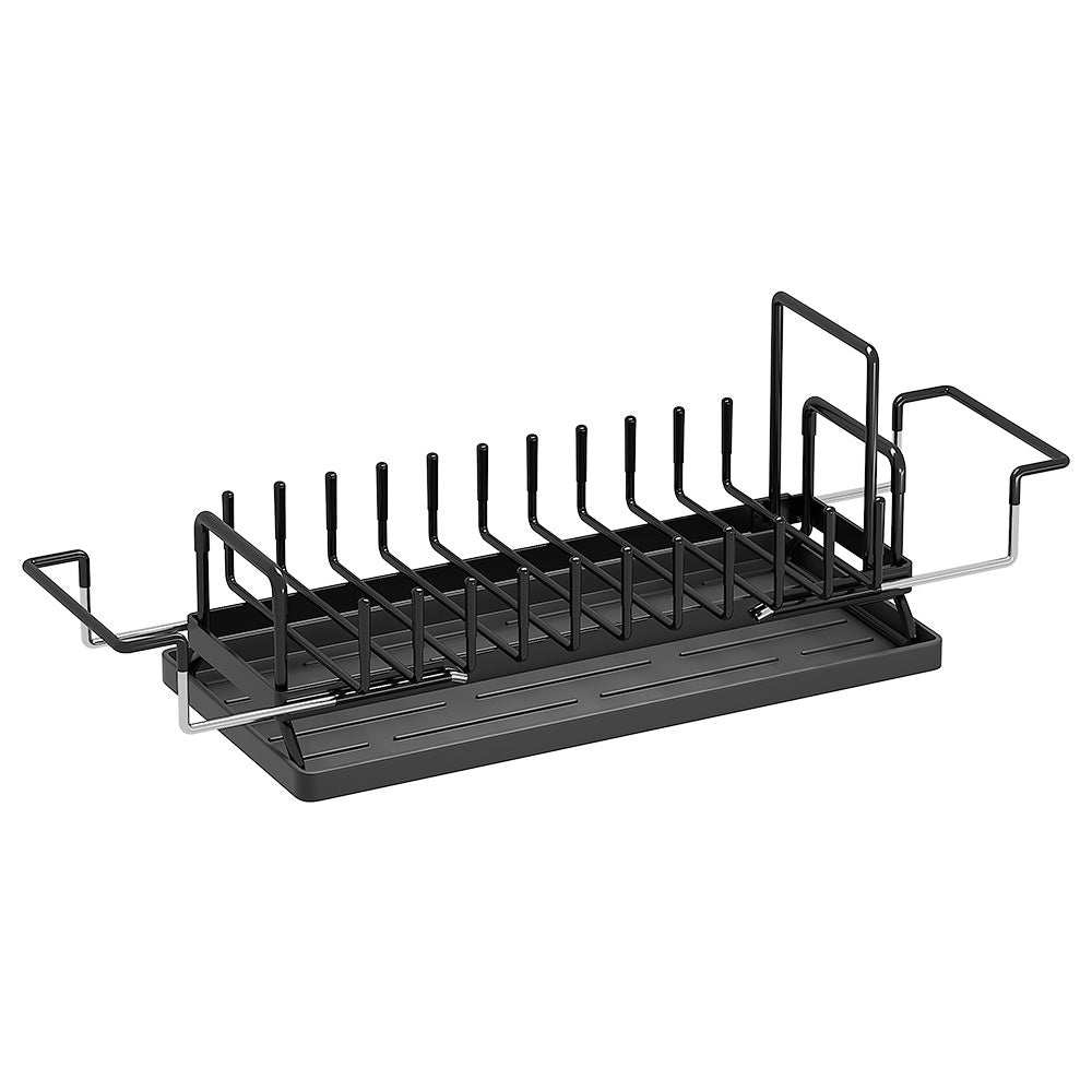 Expandable Sink Dish Drying Rack Black