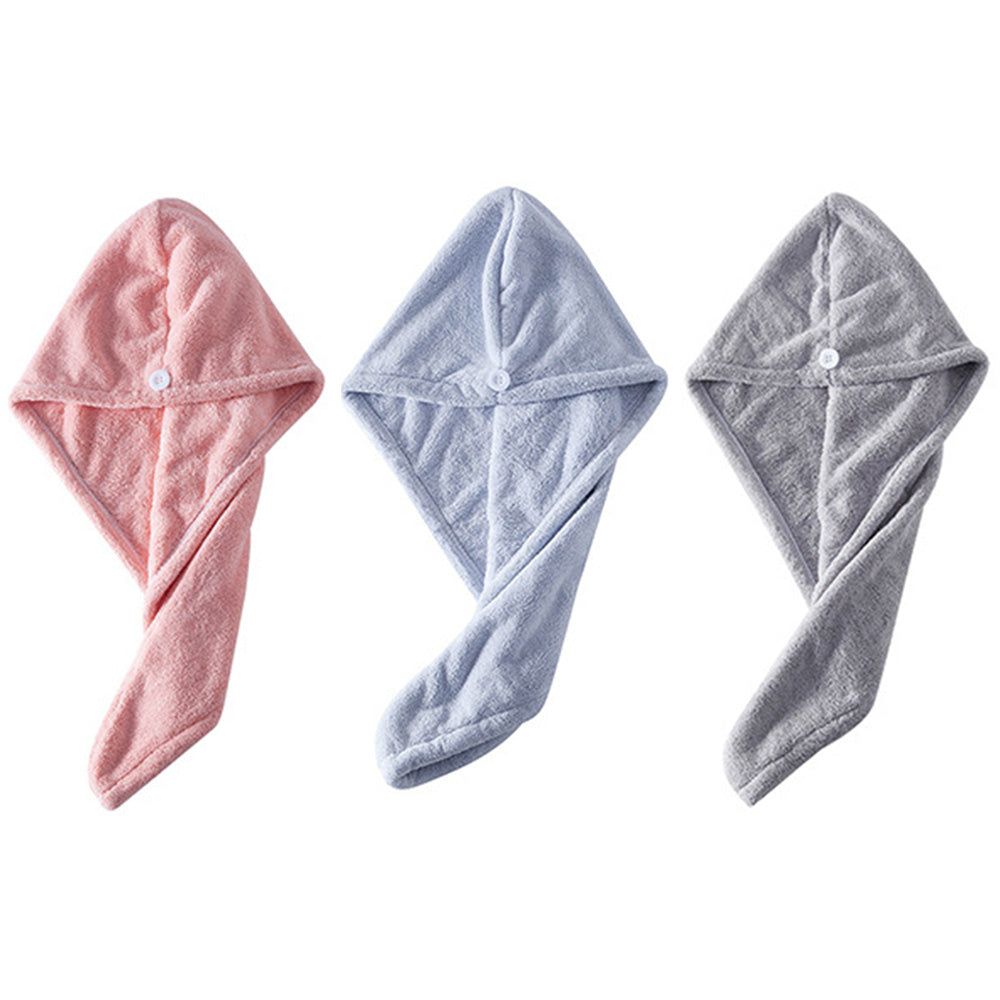 3PCS Microfiber Hair Towel Hair Turbans For Wet Hair Drying Hair Wrap Towels
