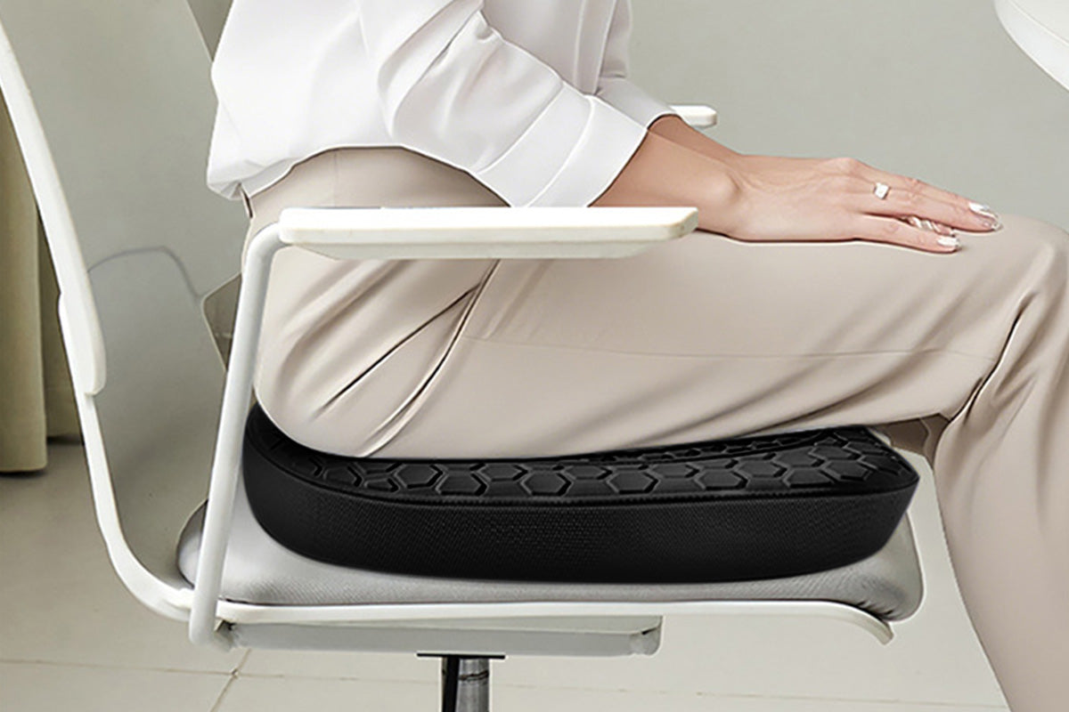 Ergonomic Seat Cushion Breathable Honeycomb Design Pressure Relief Cushion