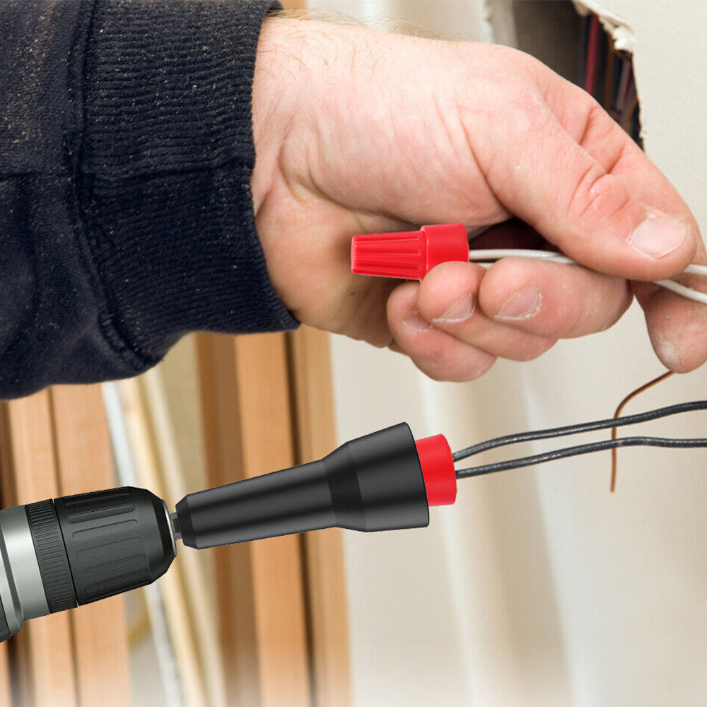 Wire Nut Twister Multifunctional Wire Twisting Tool with 1/4 inch Chuck Wire