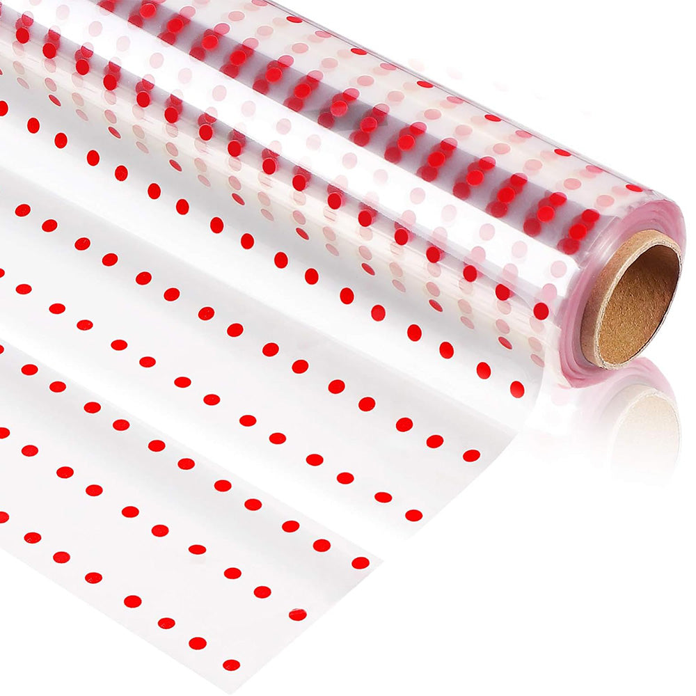 Clear Waterproof OPP Flower Bouquet Wrapping Paper Rolls
