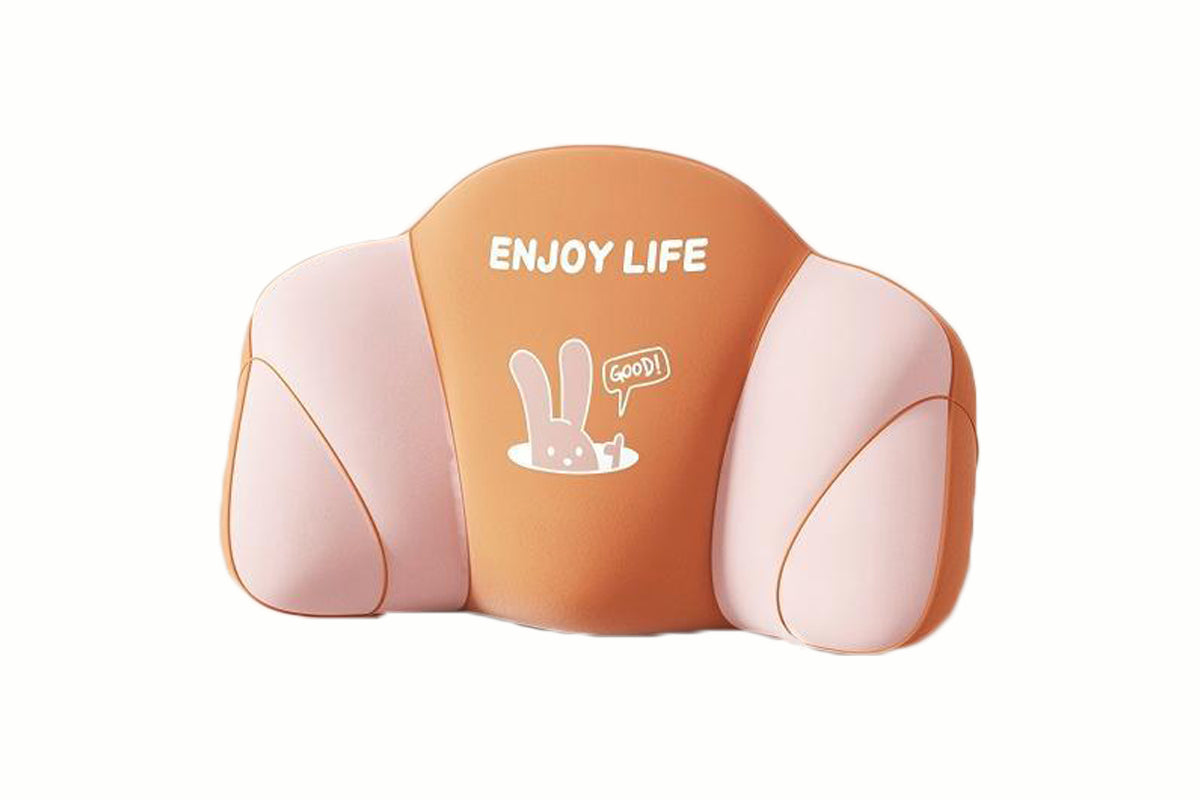 Set of 3pcs Travel Self-Inflating Neck Pillow Lumbar Support Pillow Hanging Footrest