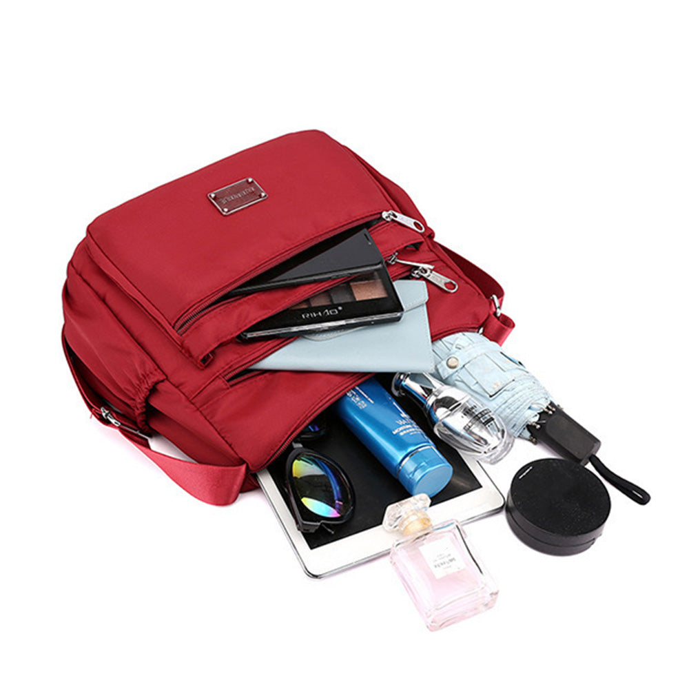 Women Shoulder Handbag Roomy Multiple Pockets Bag Ladies Crossbody Purse