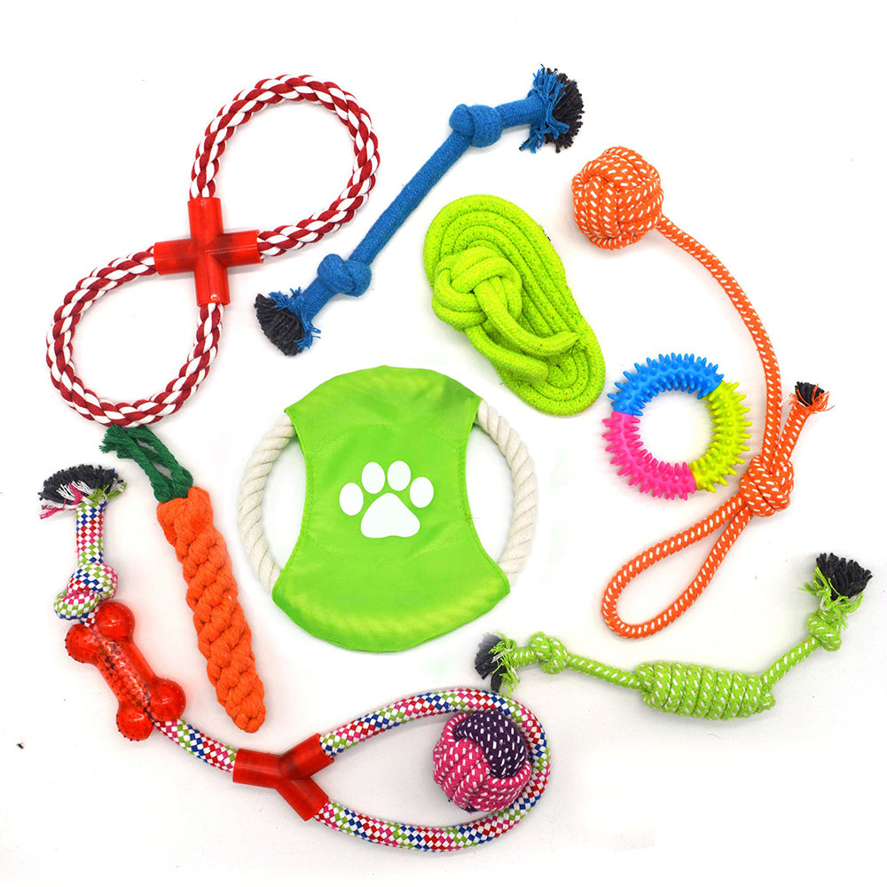 10Pcs Pet Chew Rope Toy