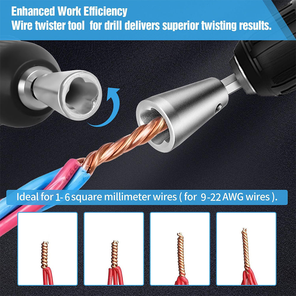 Wire Twisting Nut Tool for Electric Drill