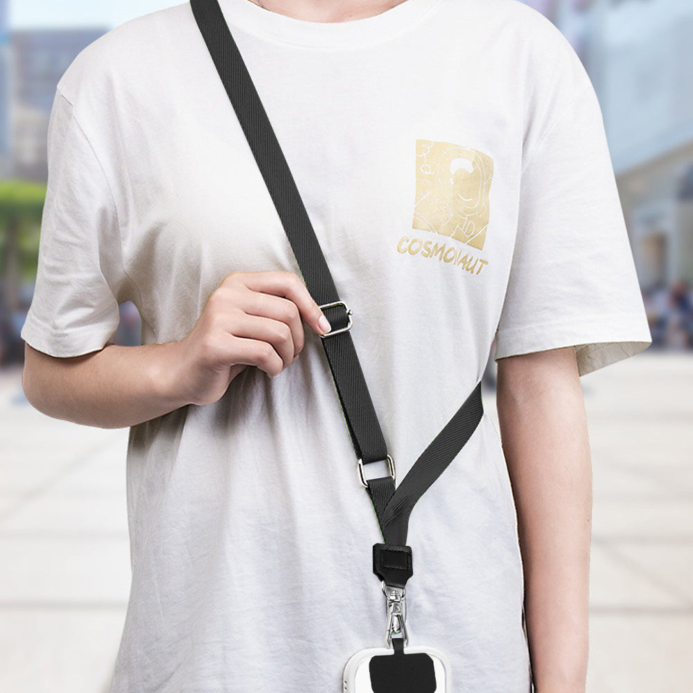 Universal Mobile Phone Lanyard Crossbody Hanging Neck Strap Spacer Anti-lost Rope