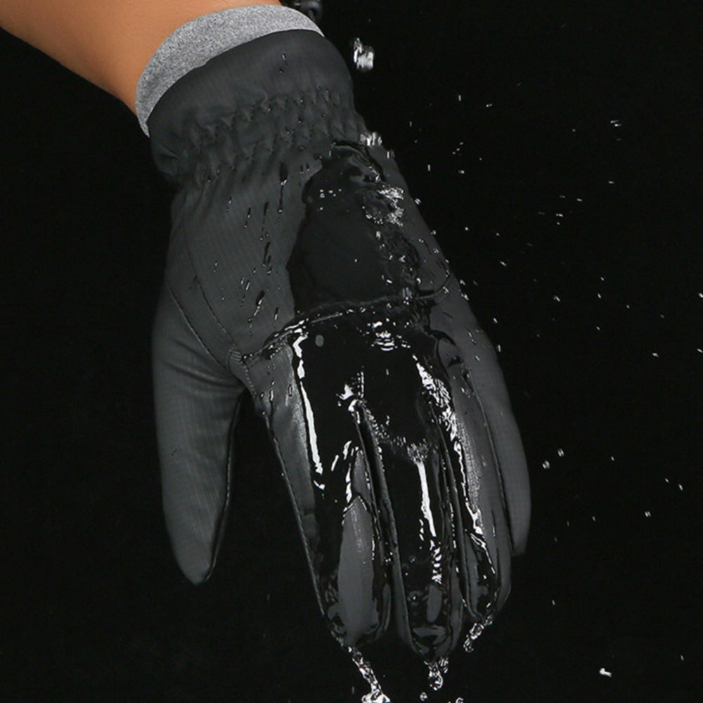 Winter Water Repellent Ski Snow Warm Gloves with Touchscreen Fingers