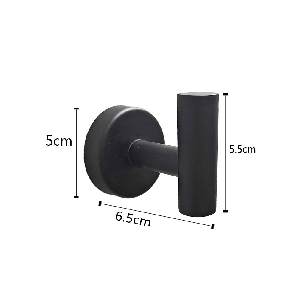 4Pcs Stainless Steel Wall Mounted Bathroom Towel Robe Hook