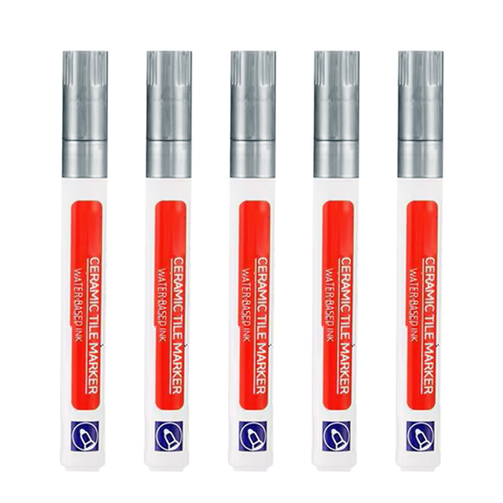 5Pcs Tile Grout Pens Water Resistance for Bathroom Floor Wall Gap Color Repair