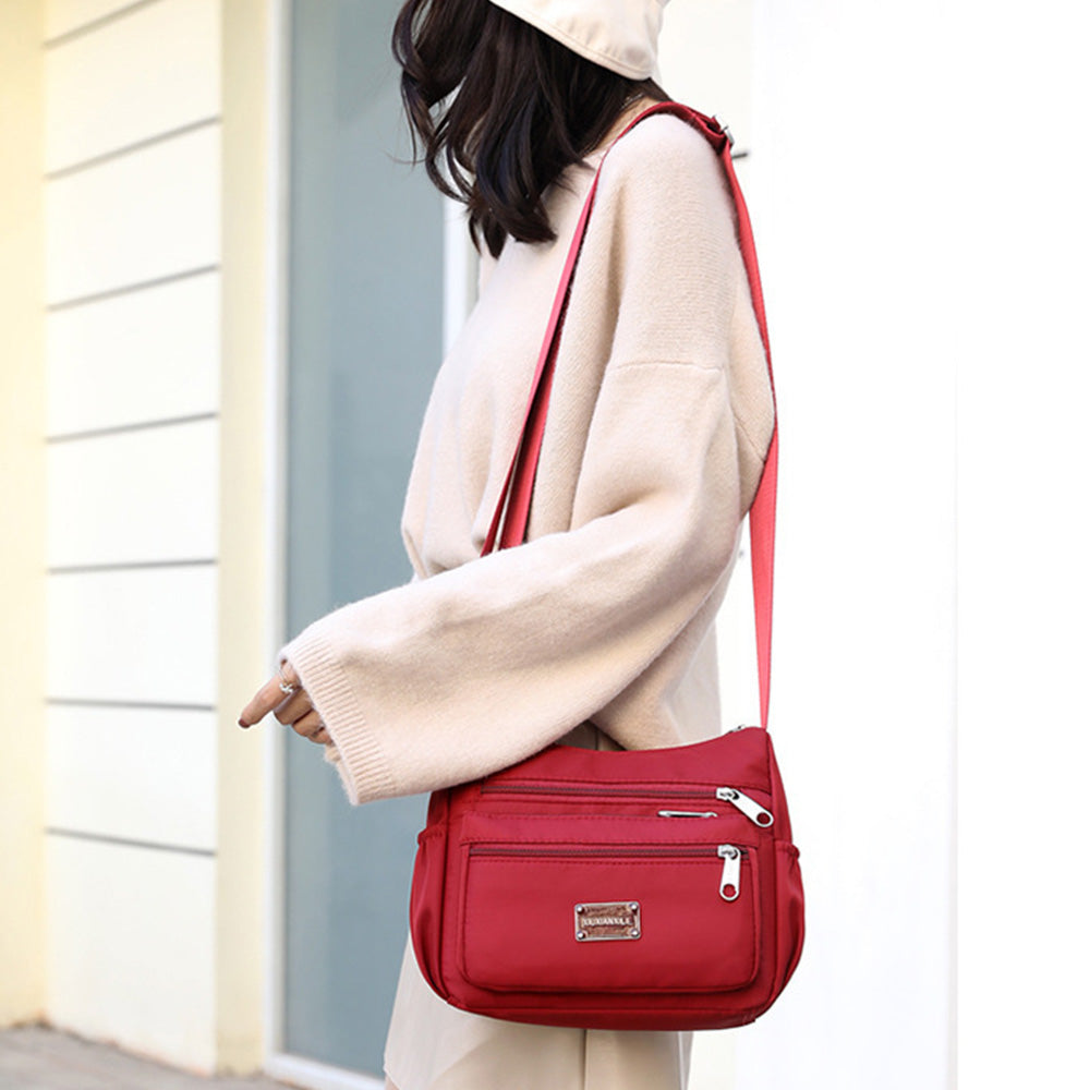 Women Shoulder Handbag Roomy Multiple Pockets Bag Ladies Crossbody Purse