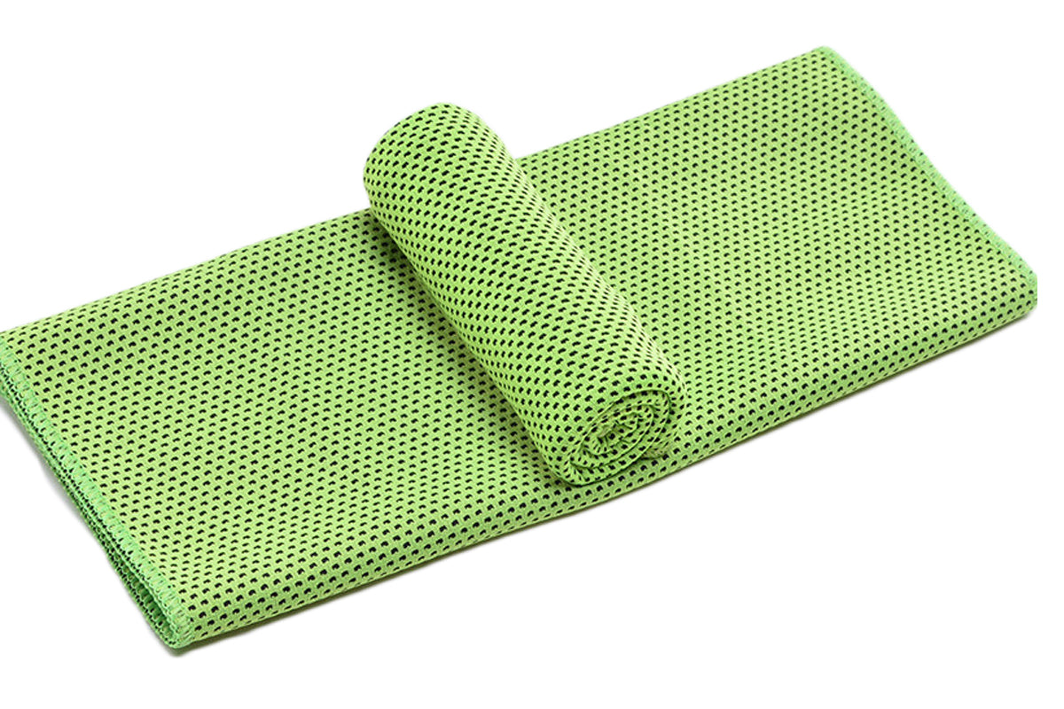 4pcs 100x30cm Reusable Cooling Towels with Storage Bag Carabiner