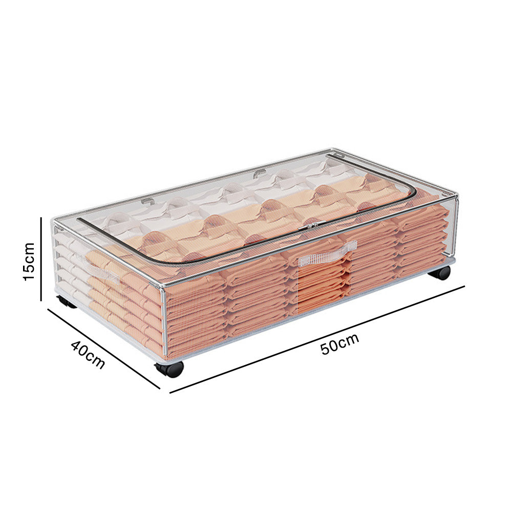 Under Bed Storage Containers With Wheels Under Bed Storage Drawers For Shoes Blankets Clothes
