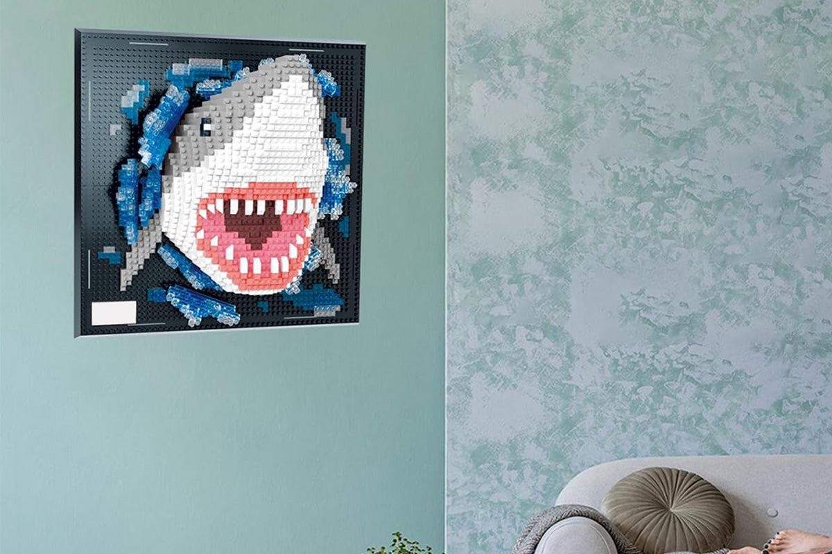3D Wall Art Animal Building Blocks Set 3D Creative Building Toy