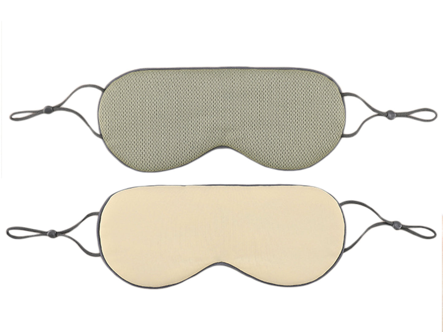 2 PCS Sleeping Masks Warm Cool Double Side Use Blindfold Sleep Eye Cover
