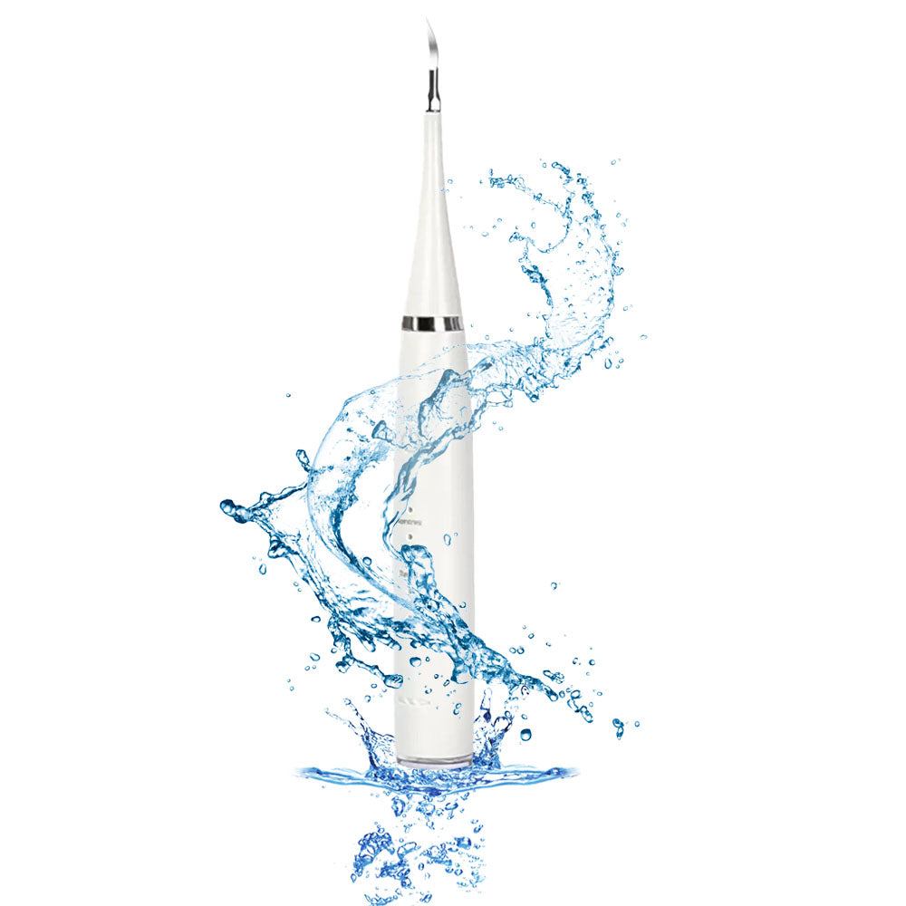 2Pcs 6 in 1 Electric Ultrasonic Dental Calculus Remover Teeth Cleaner