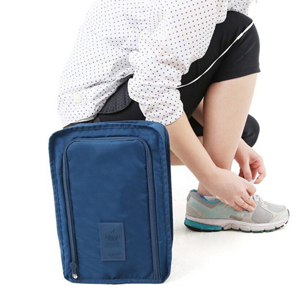 2Pcs Travel Handle Held Shoe Storage Bag