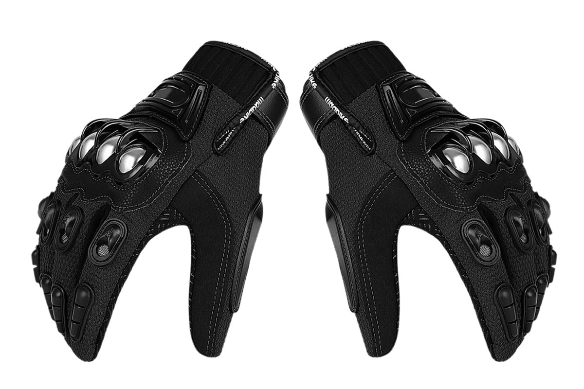 Stainless Steel Armour Motorcycle Gloves Sport Motorbike Racing Street Gloves