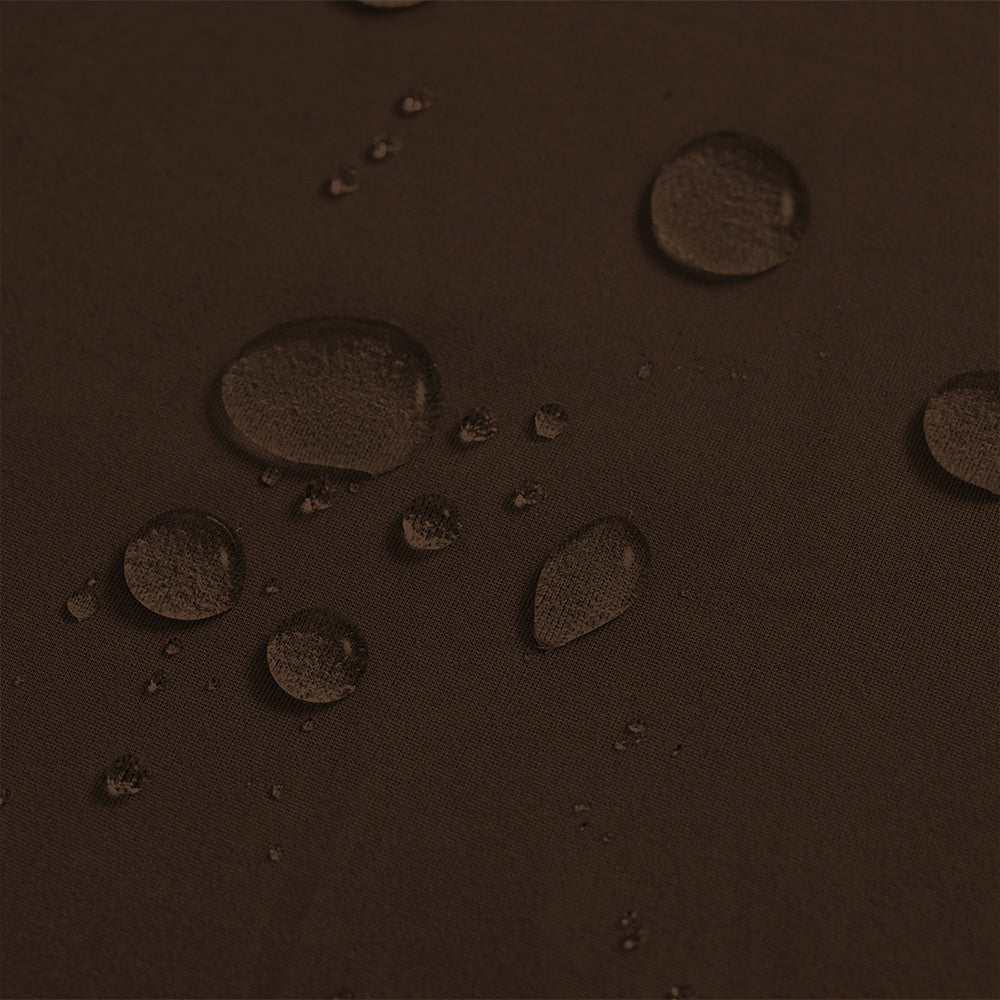 Water-Resistant Stretch Computer Office Chair Cover Durable Zipper Design-Coffee