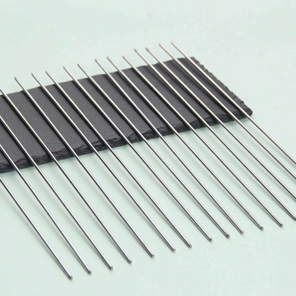 20 Pack 304 Stainless Steel BBQ Skewers Flat or Round Easy Clean