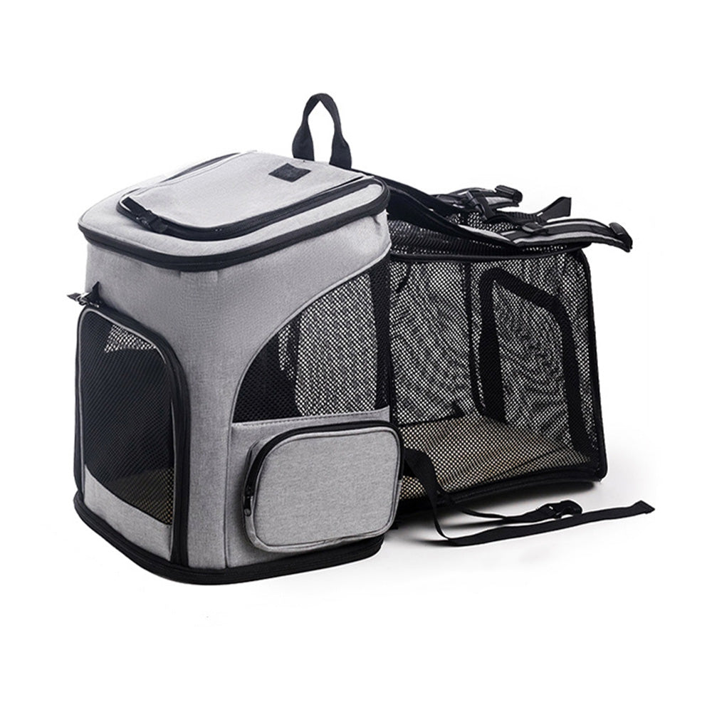 Expandable Large Cat Backpack Carrier for Small Pets
