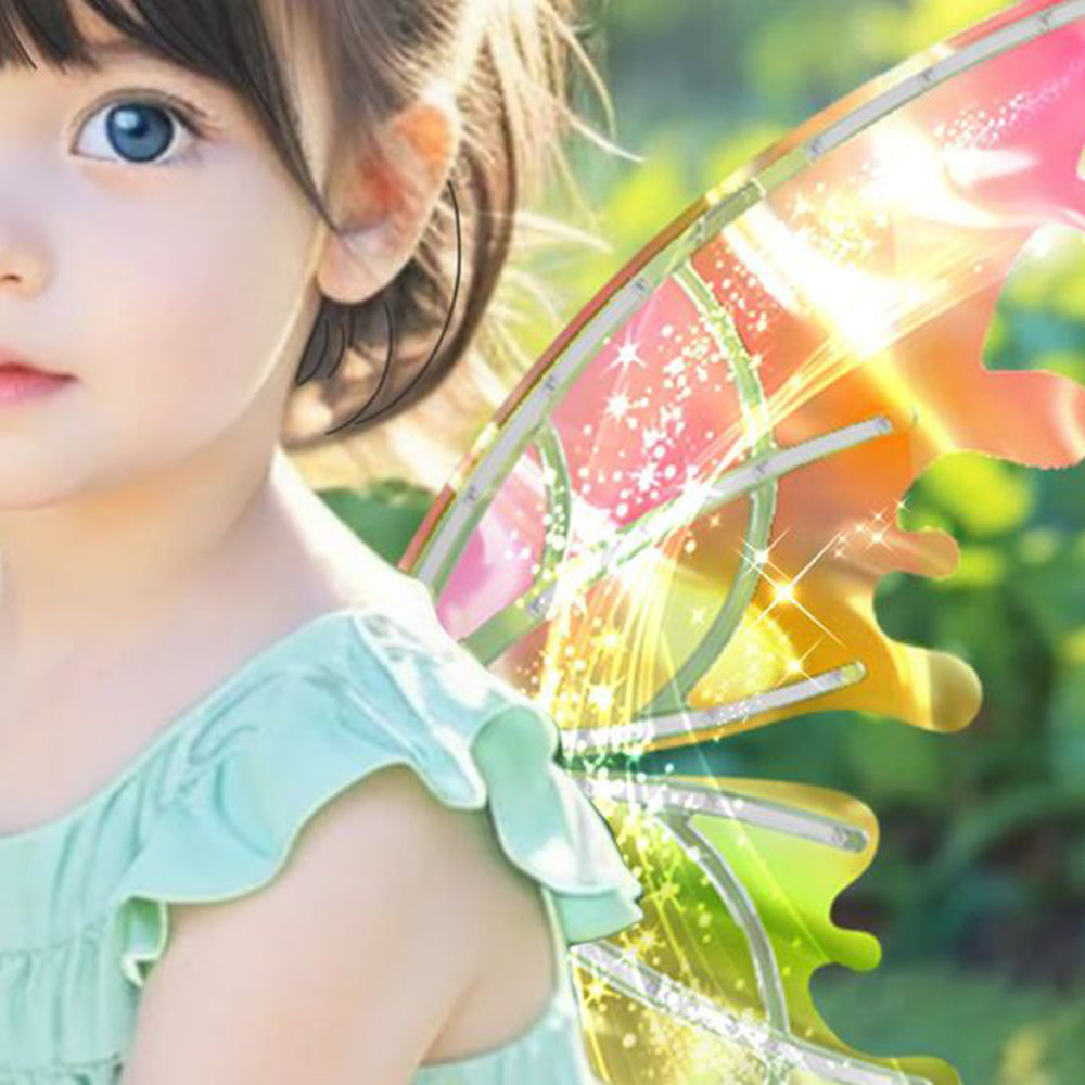 LED Electric Butterfly Wings Light Up Moving Butterfly Wings with LED Lights and Music