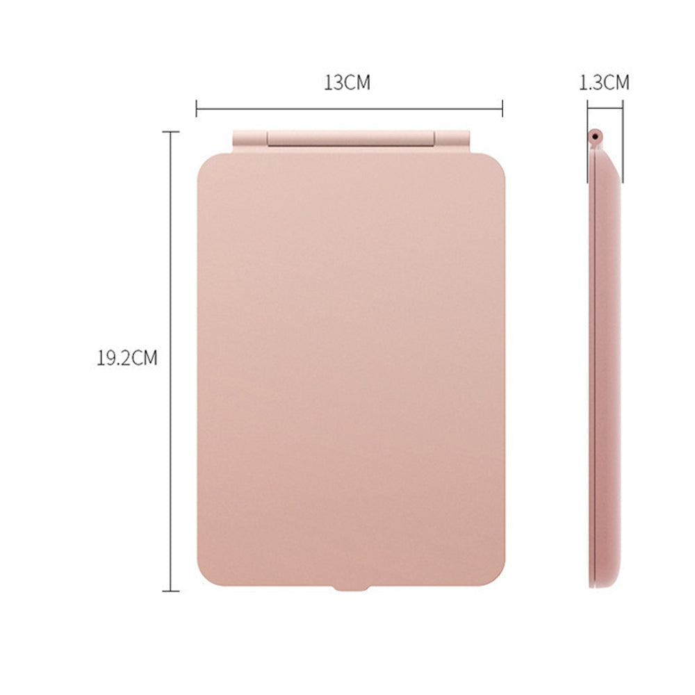 2Pcs Rechargeable Makeup Mirror Portable Vanity Mirror with 3 Light Colors