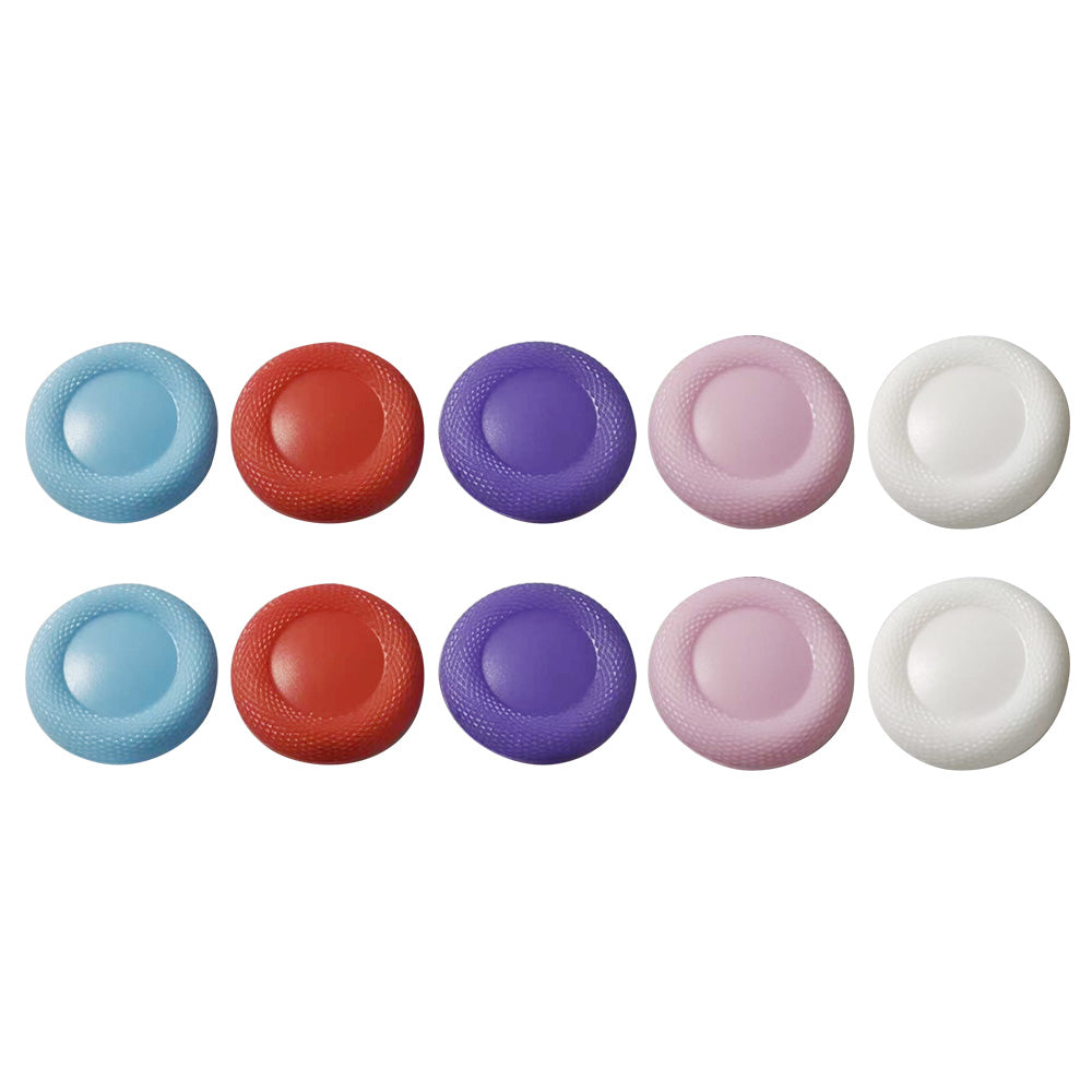 10 Pack TPU Thumb Grip Caps for PS4 and PS5 Controller Joysticks